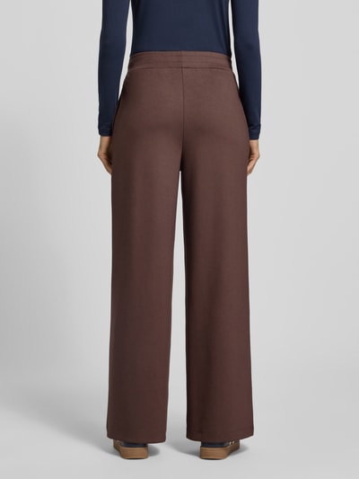 Rich & Royal Sweatpants mit elastischem Bund Dunkelbraun 5