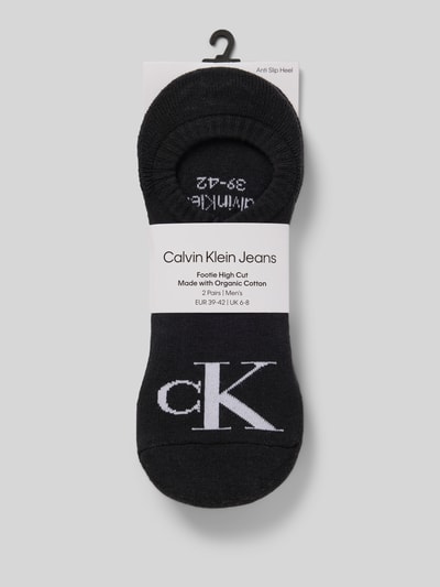 Calvin Klein Jeans Sneakersocken mit Logo-Stitching im 2er-Pack Black 3
