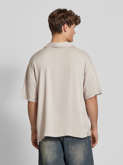 Pegador Freizeithemd mit Label-Stitching Taupe 5