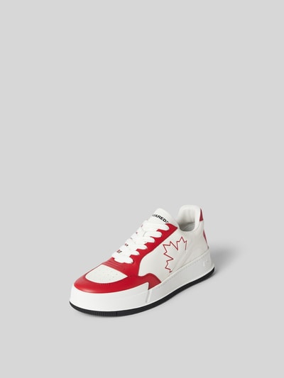 Dsquared2 Sneaker aus echtem Leder Weiss 2