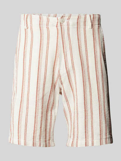 SELECTED HOMME Korte regular fit broek met steekzakken, model 'WEST' Offwhite - 2