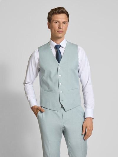 HECHTER PARIS Regular Fit Weste mit Paspeltaschen Tuerkis 4