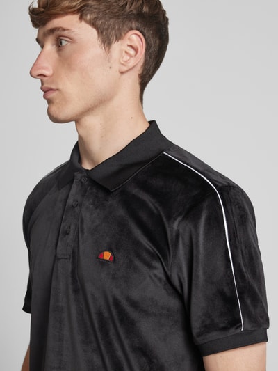 Ellesse Poloshirt mit Label-Stitching Black 3