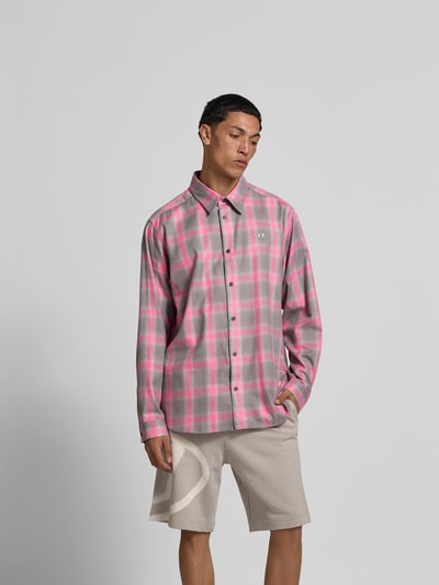 Diesel Regular Fit Freizeithemd mit Kentkragen Rose 4