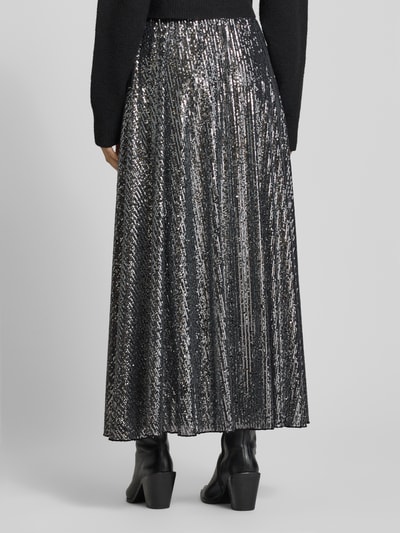 Rich & Royal Maxirock mit Paillettenbesatz Silber 5