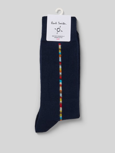 PAUL SMITH Socken mit Strukturmuster Modell 'VITTORE' Marine 3