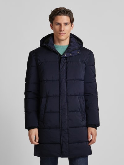 Christian Berg Men Steppjacke mit Kapuze Marine 4