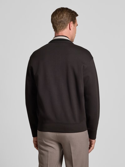 Emporio Armani Sweatjacke mit Zweiwege-Reißverschluss Black 5