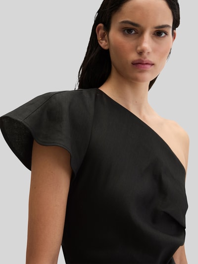 Marc O'Polo Figurumspielendes Freizeitkleid aus Leinen-Mix Black 3