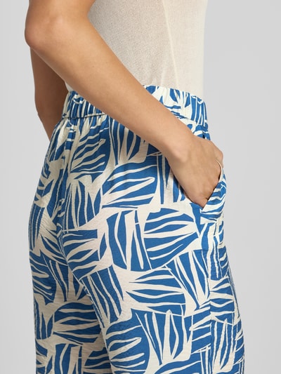 s.Oliver RED LABEL Relaxed Fit Culotte aus Viskose-Mix Ocean 3