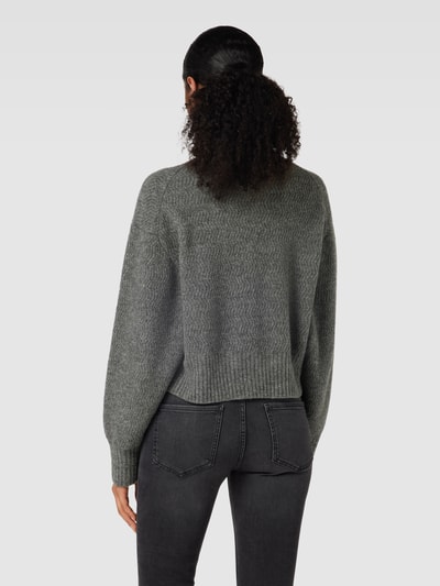 Filippa K Strickpullover mit Strukturmuster Mittelgrau 5