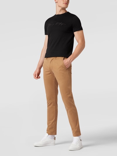 Tommy Hilfiger Chino van mix van katoen en elastaan Groen - 1