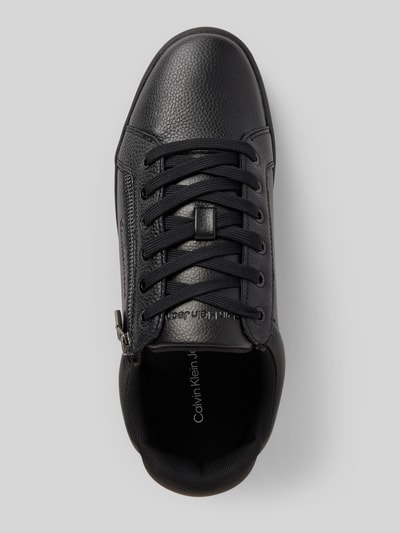 Calvin Klein Jeans Ledersneaker mit Reißverschluss Modell 'CLASSIC CUPSOLE' Black 3