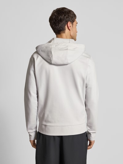 BOSS Green Regular Fit Sweatjacke aus Baumwoll-Mix Hellgrau 5