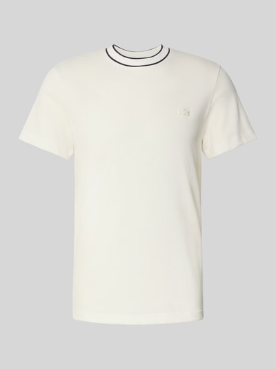 Lacoste Regular Fit T-Shirt aus Baumwoll-Mix Offwhite 2