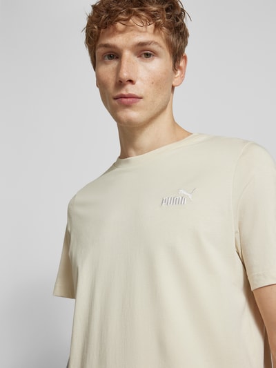 PUMA PERFORMANCE T-Shirt mit Label-Print Offwhite 3