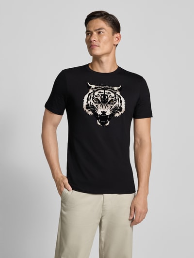 Antony Morato T-shirt met motiefprint Zwart - 4