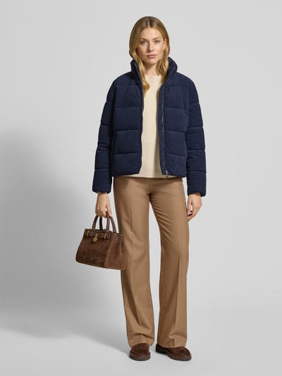 Lauren Ralph Lauren Gewatteerd jack met opstaande kraag Donkerblauw - 1