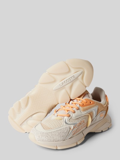 Lacoste Sneakers met labelprint Beige - 3