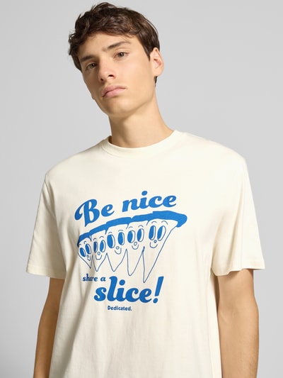 Dedicated T-Shirt mit Motiv-Print Offwhite 3