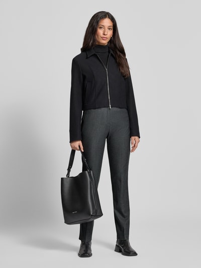 Raphaela By Brax Spodnie o kroju slim fit z mieszanki lyocellu model ‘Pauline’ Antracytowy 1