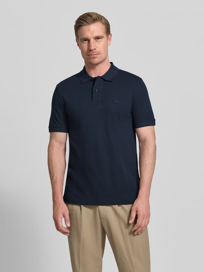 BOSS Regular Fit Poloshirt aus reiner Baumwolle Modell 'PALLAS' Marine 4