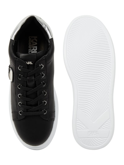 Karl Lagerfeld Sneaker aus Leder Modell 'Kapri' Schwarz 5