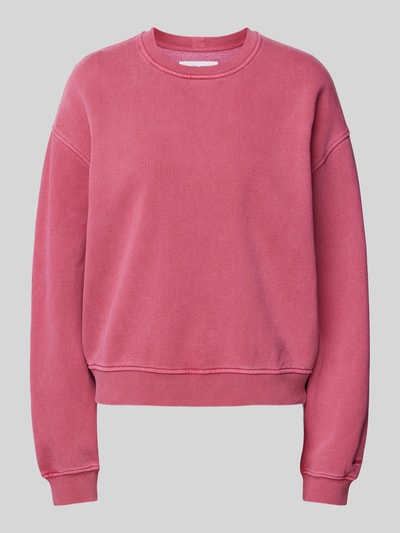 Samsøe & Samsøe Oversized Sweatshirt mit gerippten Abschlüssen Modell 'SAVA' Rose 2