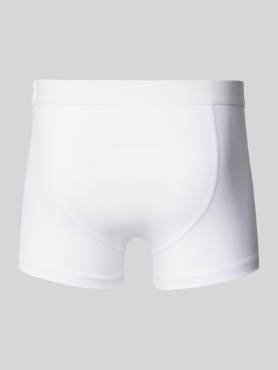 Bread & Boxers Trunks mit elastischem Bund im 3er-Pack Weiss 3