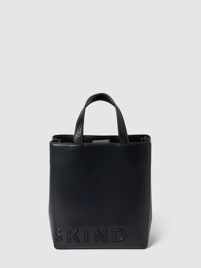 LIEBESKIND BERLIN Handtasche mit Label-Stitching Modell 'PAPER BAG' Black 5