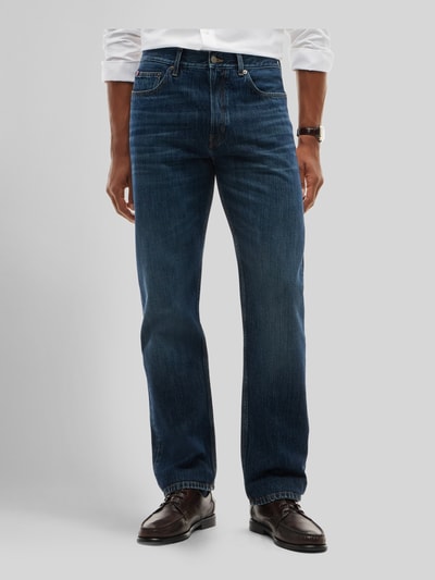 Tommy Hilfiger Straight Fit Jeans aus reiner Baumwolle Model 'DOVER' Jeansblau 4
