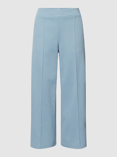 ICHI Stoffhose mit Strukturmuster Modell 'KATE' Blau 2