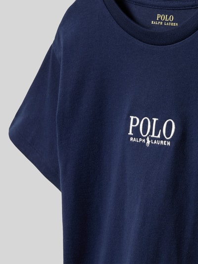 Polo Ralph Lauren Teens T-shirt z nadrukiem z logo Granatowy 2