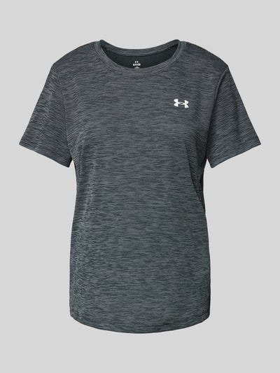 Under Armour T-Shirt mit Logo-Print Modell 'Tech Textured' Black 1