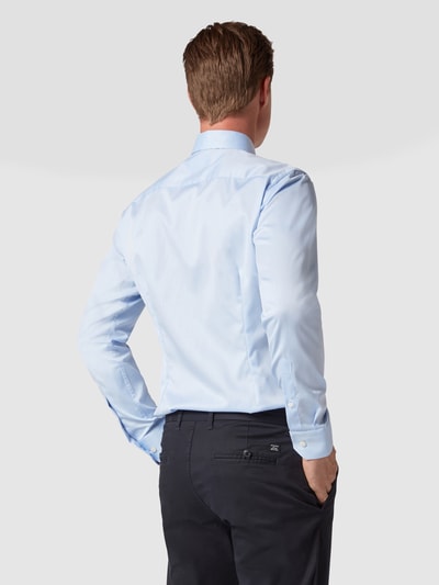 Eton Regular Fit Business-Hemd aus Popeline Bleu 5