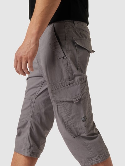 Tom Tailor Cargoshorts mit Label-Details Dunkelgrau 3