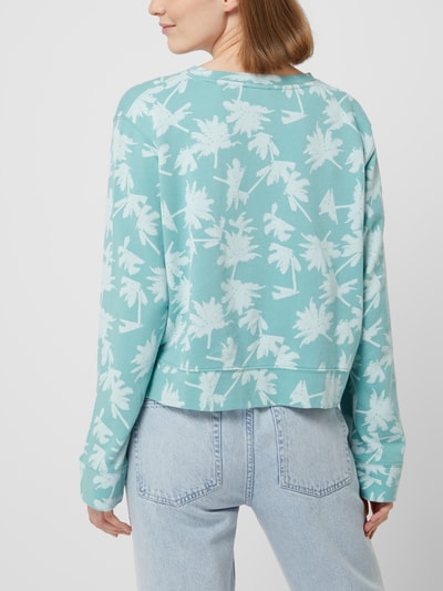 s.Oliver RED LABEL Sweatshirt met palmbomenprints  Mintgroen - 5