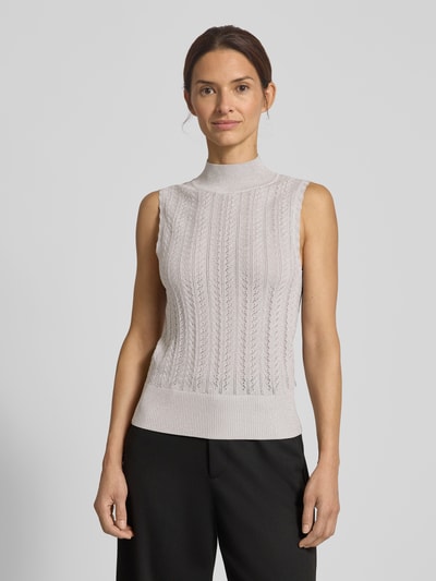 Scotch & Soda Pullunder aus Viskose-Mix mit Stehkragen Silber 4