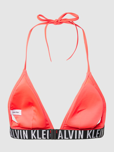 Calvin Klein Underwear Bikini-Oberteil mit Label-Bund Modell 'Intense Power' Rot 3