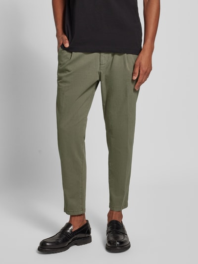 Drykorn Regular fit chino met paspelzakken, model 'CHASY 10' Leem - 4