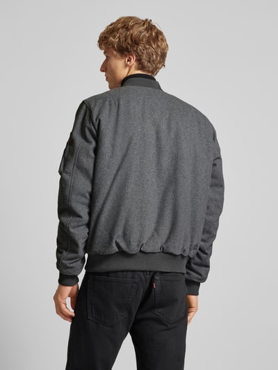 Alpha Industries Sweatjack met labeldetail Lichtgrijs - 5