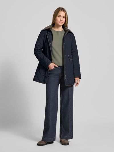 Gil Bret Steppjacke mit Umlegekragen und Pattentaschen Dunkelblau 1