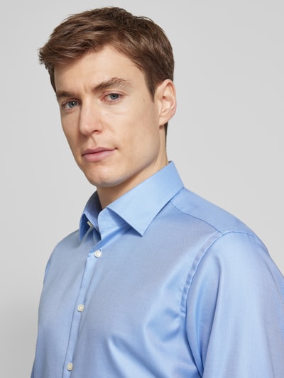 Christian Berg Men Regular Fit Business-Hemd in Premiumqualität mit Kentkragen Bleu 3