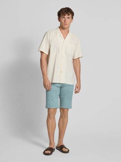 Tom Tailor Slim Fit Chinoshorts aus Baumwoll-Mix Mint 1