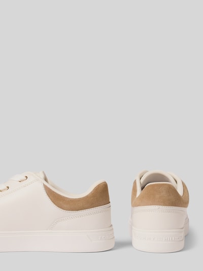 Tommy Hilfiger Lage sneakers van echt runderleer Offwhite - 2