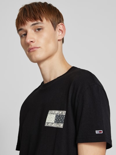 Tommy Jeans Regular fit T-shirt van puur katoen Zwart - 3