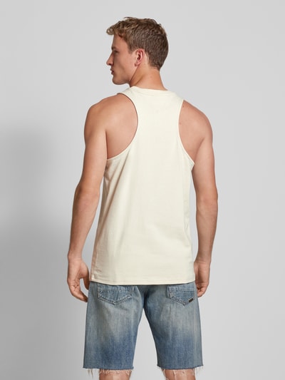 Tommy Jeans Tanktop mit Label-Badge Beige 5