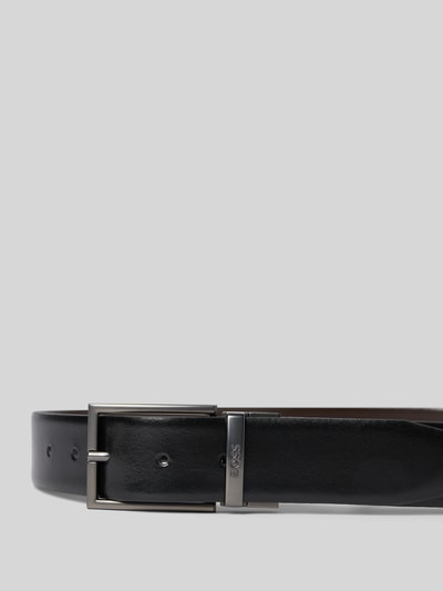 BOSS Riem van echt runderleer, model 'OTANO' Zwart - 2