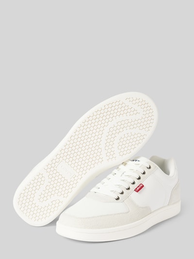 Levi’s® Acc. Sneakers met labeldetail, model 'REECE' Wit - 4