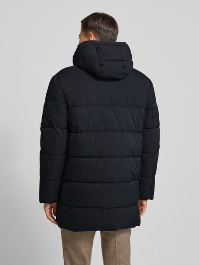 Cinque Gewatteerde jas met capuchon Marineblauw - 5